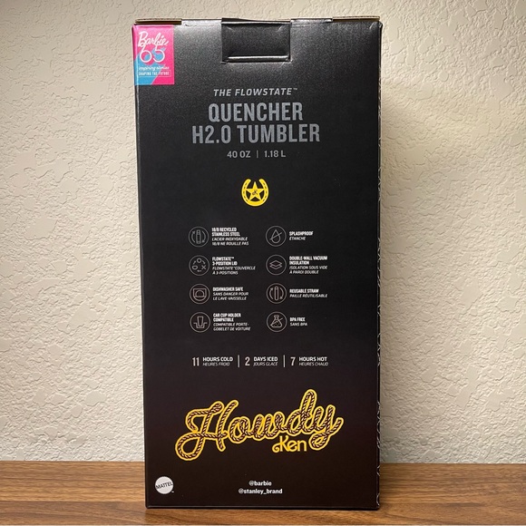 BNIB 40oz ‘80s Western Ken Stanley x Barbie Limited Edition Tumbler - Picture 3 of 10